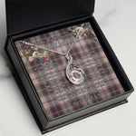 To My Beautiful Soulmate Necklace In Your Eyes I Have Found My Home Clan MacPherson Hunting Ancient Tartan Rising Phoenix Necklace