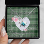 Sea Turtle Necklace Gift for My Beautiful Girlfriend Valentines Necklace Clan MacDonald Lord Of The Isles Tartan Blue Turtle Necklace, Valentine Necklace Gift for Girlfriend Clan Mitchell Ancient Tartan Sunflower Pendant Necklace, Scottish Tartan Jewelry, valentine necklace, necklace girlfriend, necklace for wife, cute necklaces for girlfriend, jewelry for girlfriend, to my soulmate necklace, to my future wife necklace