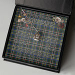 To My Beautiful Soulmate Necklace In Your Eyes I Have Found My Home Clan Scott Green Modern Tartan Crown Pendant Necklace