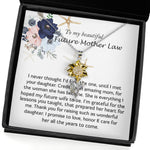 Sunflower Pendant Necklace - Mother-In-Law Necklace, Necklace Gift For Future Mother-In-Law From Future Son-In-Law, To My Future Mother-In-Law