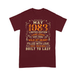 Vintage May 1983 Awesome 38 Yrs Old 38th Birthday Gift Birthday Shirt - Scotstee Shop