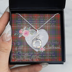 Rising Phoenix Necklace - Valentine Necklace Clan Fraser Hunting Modern Tartan Gift for Girlfriend, Gift for My Wife Rising Phoenix Necklace