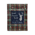 Scotstee Shop Tartan Plaid Christmas Fleece Blankets Clan Scott Brown Ancient Plaid Blanket