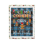 Fleece Blanket - Personalized Gift Tartan Plaid Blanket Clan Maule Ancient With Christmas Cookie Baking Crew Christmas Gift Fleece Blanket