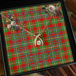 To My Beautiful Soulmate Necklace In Your Eyes I Have Found My Home Clan Grierson Tartan Wishbone Dancing Necklace