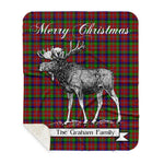 Scotstee Shop Plaid Tartan Blanket With Moose Clan Graham Red Plaid Blanket, plaid blanket australia,plaid blanket canada,plaid christmas blanket,plaid fleece sherpa blanket,plaid sherpa blanket canada,plaid sherpa blanket lipstick,plaid sherpa blanket pink,plaid sherpa blanket queen