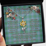 To My Beautiful Soulmate Sunflower Necklace In Your Eyes I Have Found My Home Clan Irvine Tartan Jewelry For Girlfriend