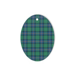 Shaw Ancient Tartan Oval Ornaments, Christmas Tree Ornament, Plaid Christmas Ornaments, Ceramic Oval Christmas Tree Decoration, Tartan Oval Ornaments, Christmas Tree Ornament, Plaid Christmas Ornaments, Ceramic Oval Christmas Tree Decoration