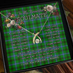 To My Beautiful Soulmate Necklace In Your Eyes I Have Found My Home Clan Henderson Ancient Tartan Wishbone Dancing Necklace