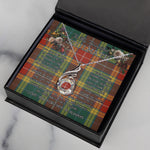 To My Beautiful Soulmate Necklace In Your Eyes I Have Found My Home Clan Buchanan Old Sett Tartan Rising Phoenix Necklace