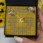 To My Beautiful Soulmate Necklace In Your Eyes I Have Found My Home Clan Houston Tartan Wishbone Dancing Necklace