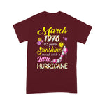 Womens March 1976 Birthday Gifts March Girl Birthday Shirt 45th Birthday Shirt 45th birthday t shirt - Scotstee Shop