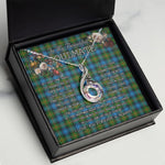 To My Beautiful Soulmate Necklace In Your Eyes I Have Found My Home Clan Grant Hunting Tartan Rising Phoenix Necklace