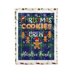 Personalized Gift Tartan Plaid Blanket Clan Hamilton Hunting Modern With Christmas Cookie Baking Crew Christmas Gift Blanket, Plaid Blanket, Christmas Fleece Blanket, Christmas Blanket, Tartan Blanket, Scottish Blanket, Scotland Blanket, Family Name Blanket, Custom Blanket, Personalized Blanket