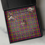 To My Beautiful Soulmate Necklace In Your Eyes I Have Found My Home Clan Gow Tartan Crown Pendant Necklace