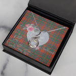 Rising Phoenix Necklace - Valentine Necklace Clan MacKintosh Ancient Tartan Gift for Girlfriend, Gift for My Wife Rising Phoenix Necklace