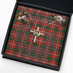 To My Beautiful Soulmate Necklace In Your Eyes I Have Found My Home Clan Princess Margaret Tartan Cross Dancing Necklace