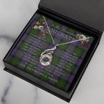 To My Beautiful Soulmate Necklace In Your Eyes I Have Found My Home Clan Blair Modern Tartan Rising Phoenix Necklace