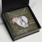 Rising Phoenix Necklace - Valentine Necklace Clan Brisbane Tartan Gift for Girlfriend, Gift for My Wife Rising Phoenix Necklace
