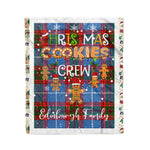 Products Personalized Gift Tartan Plaid Blanket Clan Edinburgh With Christmas Cookie Baking Crew Christmas Gift Blanket, Plaid Blanket, Christmas Fleece Blanket, Christmas Blanket, Tartan Blanket, Scottish Blanket, Scotland Blanket, Family Name Blanket, Custom Blanket, Personalized Blanket