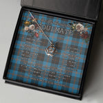 To My Beautiful Soulmate Necklace In Your Eyes I Have Found My Home Clan Maule Ancient Tartan Crown Pendant Necklace