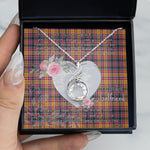 Rising Phoenix Necklace - Valentine Necklace Clan Jacobite Tartan Gift for Girlfriend, Gift for My Wife Rising Phoenix Necklace