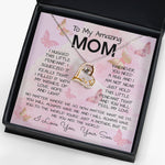 To My Mom Necklace From Son Gift Ideas For Mother's Day Forever Love Necklace