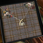 To My Beautiful Soulmate Necklace In Your Eyes I Have Found My Home Clan MacIntyre Weathered Tartan Wishbone Dancing Necklace