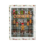 Personalized Gift Tartan Plaid Blanket Clan MacLeod Of Harris Weathered With Christmas Cookie Baking Crew Christmas Gift Blanket, Plaid Blanket, Christmas Fleece Blanket, Christmas Blanket, Tartan Blanket, Scottish Blanket, Scotland Blanket, Family Name Blanket, Custom Blanket, Personalized Blanket