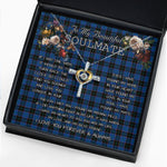 To My Beautiful Soulmate Necklace In Your Eyes I Have Found My Home Clan Home Hume Tartan Cross Dancing Necklace