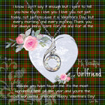 Rising Phoenix Necklace - Valentine Necklace Clan Brisbane Tartan Gift for Girlfriend, Gift for My Wife Rising Phoenix Necklace