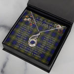 To My Beautiful Soulmate Necklace In Your Eyes I Have Found My Home Clan Muir Tartan Rising Phoenix Necklace