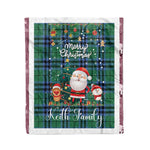 Personalized Gift Tartan Plaid Blanket Clan Keith Ancient With Funny Santa Snowman Reindeer Merry Christmas Fleece Blanket, Home Living Room, Plaid Blanket, Tartan Blanket, Scottish Blanket, Buffalo fleece blanket, Christmas Blanket