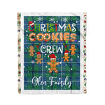 Personalized Gift Tartan Plaid Blanket Clan Glen Ancient With Christmas Cookie Baking Crew Christmas Gift Blanket, Plaid Blanket, Christmas Fleece Blanket, Christmas Blanket, Tartan Blanket, Scottish Blanket, Scotland Blanket, Family Name Blanket, Custom Blanket, Personalized Blanket