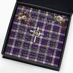 To My Beautiful Soulmate Necklace In Your Eyes I Have Found My Home Clan MacDonald Dress Modern Tartan Cross Dancing Necklace