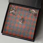 To My Beautiful Soulmate Necklace In Your Eyes I Have Found My Home Clan Robertson Ancient Tartan Crown Pendant Necklace