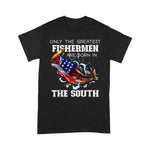 Scotstee Shop - The South Fishing Greatest Fisherman American Flag Southern 4th Of July Shirt