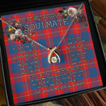 To My Beautiful Soulmate Necklace In Your Eyes I Have Found My Home Clan Galloway Tartan Wishbone Dancing Necklace
