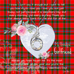 Rising Phoenix Necklace - Valentine Necklace Clan Butter Tartan Gift for Girlfriend, Gift for My Wife Rising Phoenix Necklace