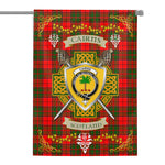 House Flag - Cairns Irish Shield Celtic Cross Tartan Garden Flag St Patrick's Day Garden Flag