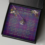 To My Beautiful Soulmate Necklace In Your Eyes I Have Found My Home Clan Pride Of Glencoe Tartan Crown Pendant Necklace