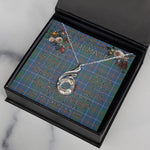 To My Beautiful Soulmate Necklace In Your Eyes I Have Found My Home Clan MacHardy Tartan Rising Phoenix Necklace