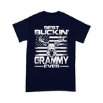 Scotstee Shop - USA Flag Best Buckin' Grammy Ever Deer Hunting 4th Of July Shirt