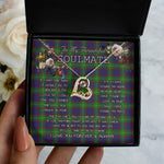 To My Beautiful Soulmate Necklace In Your Eyes I Have Found My Home Clan Durie Tartan Forever Love Necklace