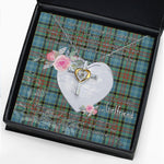 Gift For My Beautiful Girlfriend Necklace Valentine Necklace Clan Porterfield Tartan Cross Dancing Necklace Scottish Tartan Jewelry
