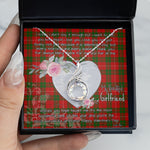Rising Phoenix Necklace - Valentine Necklace Clan MacKinnon Modern Tartan Gift for Girlfriend, Gift for My Wife Rising Phoenix Necklace