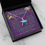 Sea Turtle Necklace To My Beautiful Soulmate Necklace In Your Eyes I Have Found My Home Clan Pride Of Scotland Tartan Blue Turtle Necklace