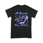 Women Birthday A Queen Was Born In March Happy Birthday Birthday Shirt - Scotstee Shop
