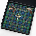 To My Beautiful Soulmate Necklace In Your Eyes I Have Found My Home Clan Gordon Ancient Tartan Cross Dancing Necklace