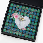 Gift For My Beautiful Girlfriend Necklace Valentine Necklace Clan Gunn Ancient Tartan Cross Dancing Necklace Scottish Tartan Jewelry